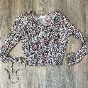 Lucky Brand Floral Long Sleeve